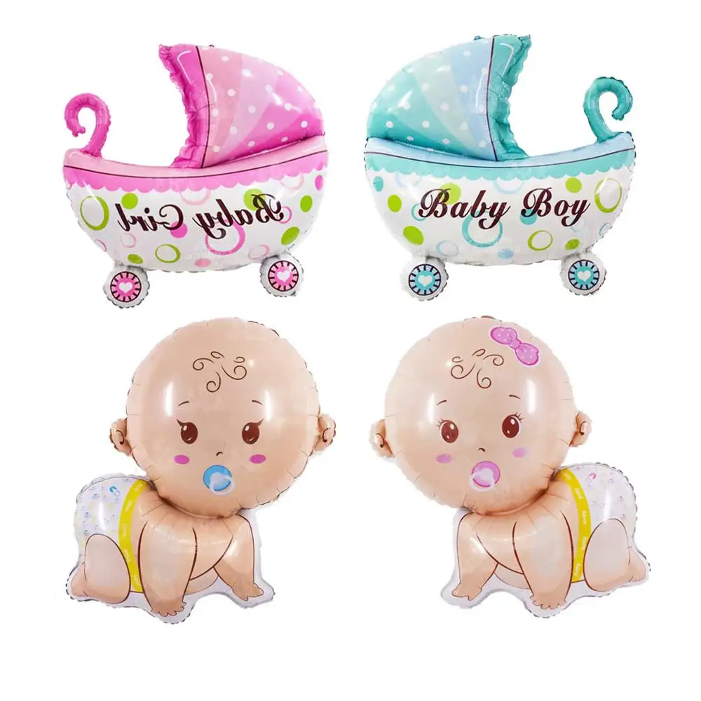 4 шт./лот фольгированные воздушные шары Babyshower для дня рождения украшения