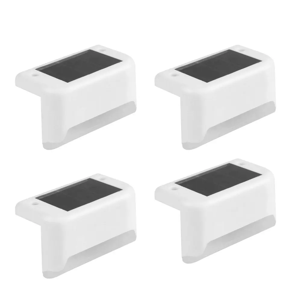 

4 шт. светодиодный подсветка лестницы на солнечной лампы Открытый IP65 Водонепроницаемый Открытый Садовая дорожка дворик Лестницы шаги свети...