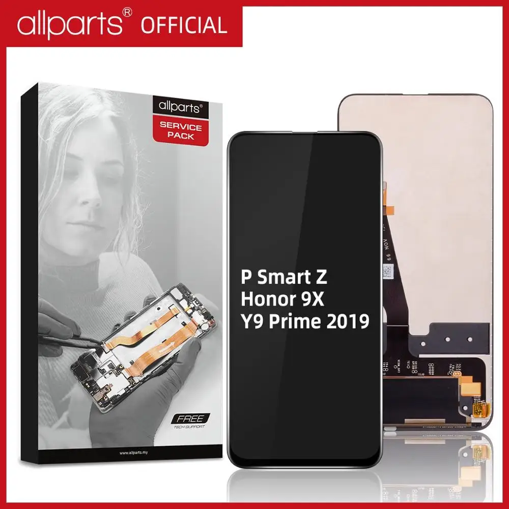 Оригинальный ips ЖК дисплей для huawei P Smart Z lcd Y9 Prime 2019 Honor 9X дигитайзер сенсорный