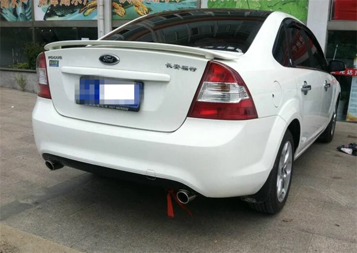 Спойлер заднего крыла для Ford Focus sedan DJK 2006-2011 из АБС-пластика цветной спойлер