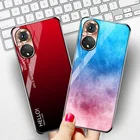 Стеклянный чехол Funda Honor 10 Lite для Honor 50 Pro, чехол для Huawei P30 Lite P40 P20 P50 8X 8C 8S 8A 9A 10i 20 Pro 30S, мраморные чехлы