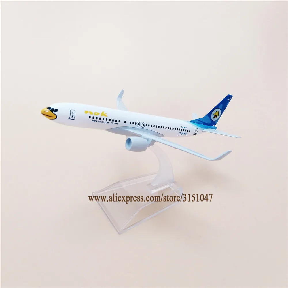 Белый тайский NOK эйр B737 Boeing 737 NOKAIR дыхательные пути модель самолета сплав металла