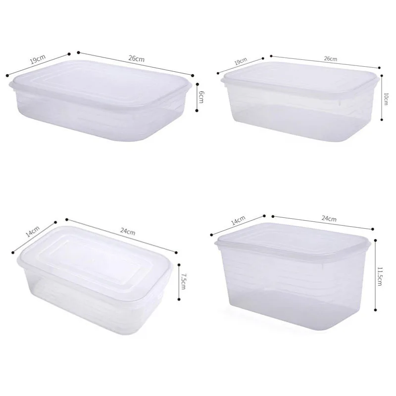 

Portable Plastic Fresh-keeping Box Large-capacity Fruit and Vegetable Fresh-keeping Sealed Box Kitchen Refrigerator Supplies