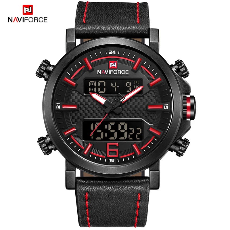 

NAVIFORCE Brand Watch Men Quartz Luxury Men Military Sport Watch Waterproof 24 Hour Clock Male Wrist Watches Relogio Masculino