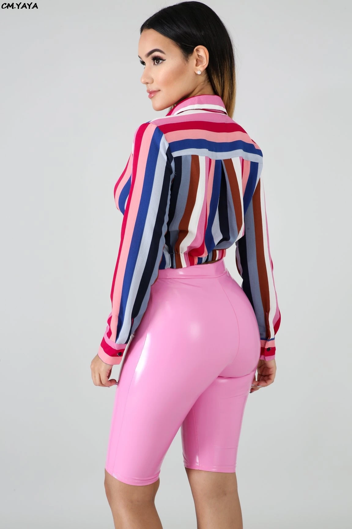 2019 новые летние женские сандалии в полоску с галстуком бабочкой на шнуровке