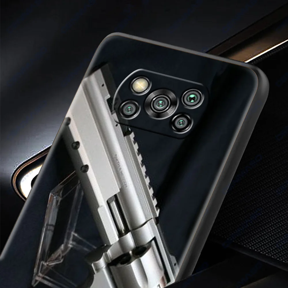 Чехол с пулями для пистолета AK47 Xiaomi Mi Poco X3 NFC M3 Pro 5G F3 GT C31 F1 мягкий чехол телефона Redmi