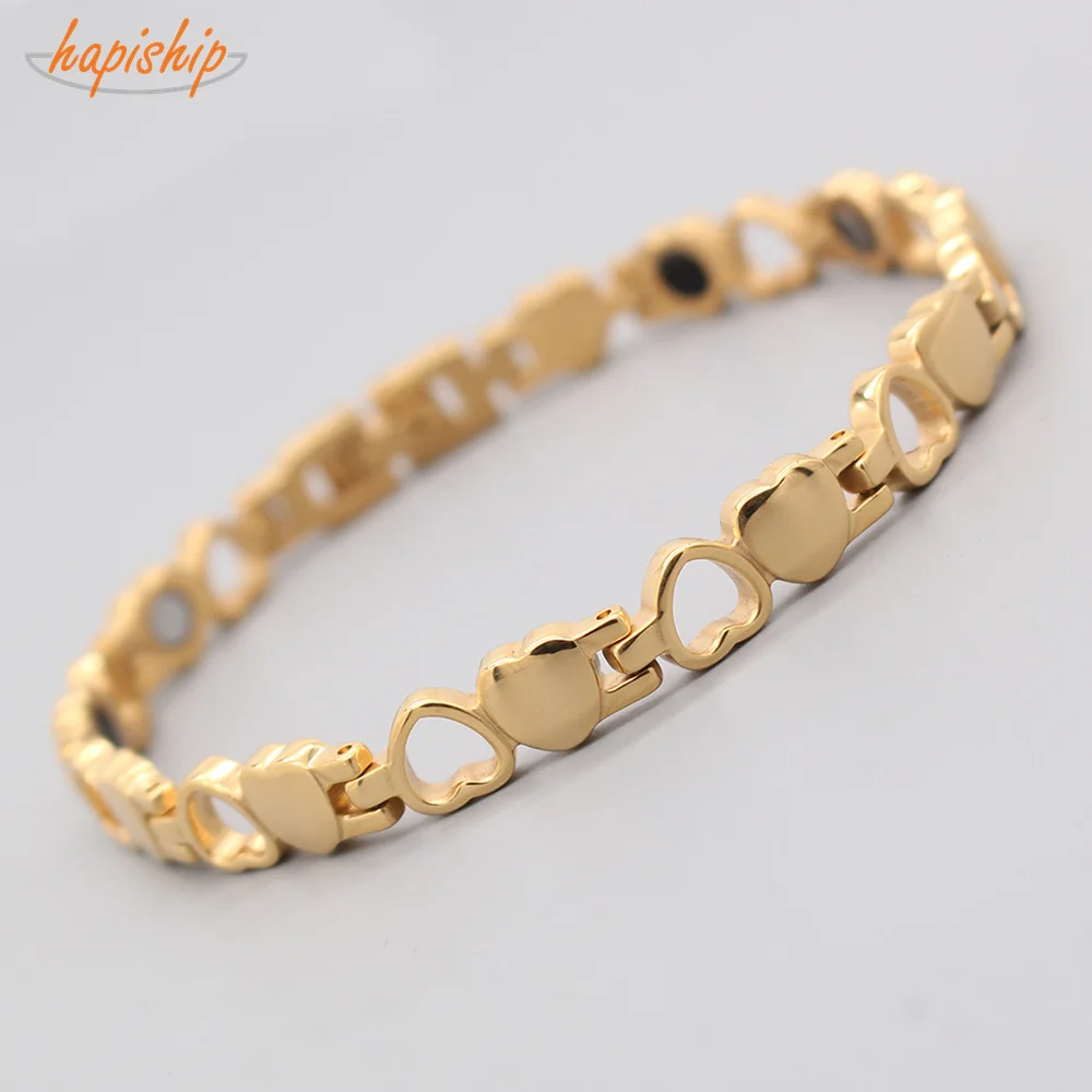 

Женский магнитный браслет Hapiship, из нержавеющей стали 316L, TST185