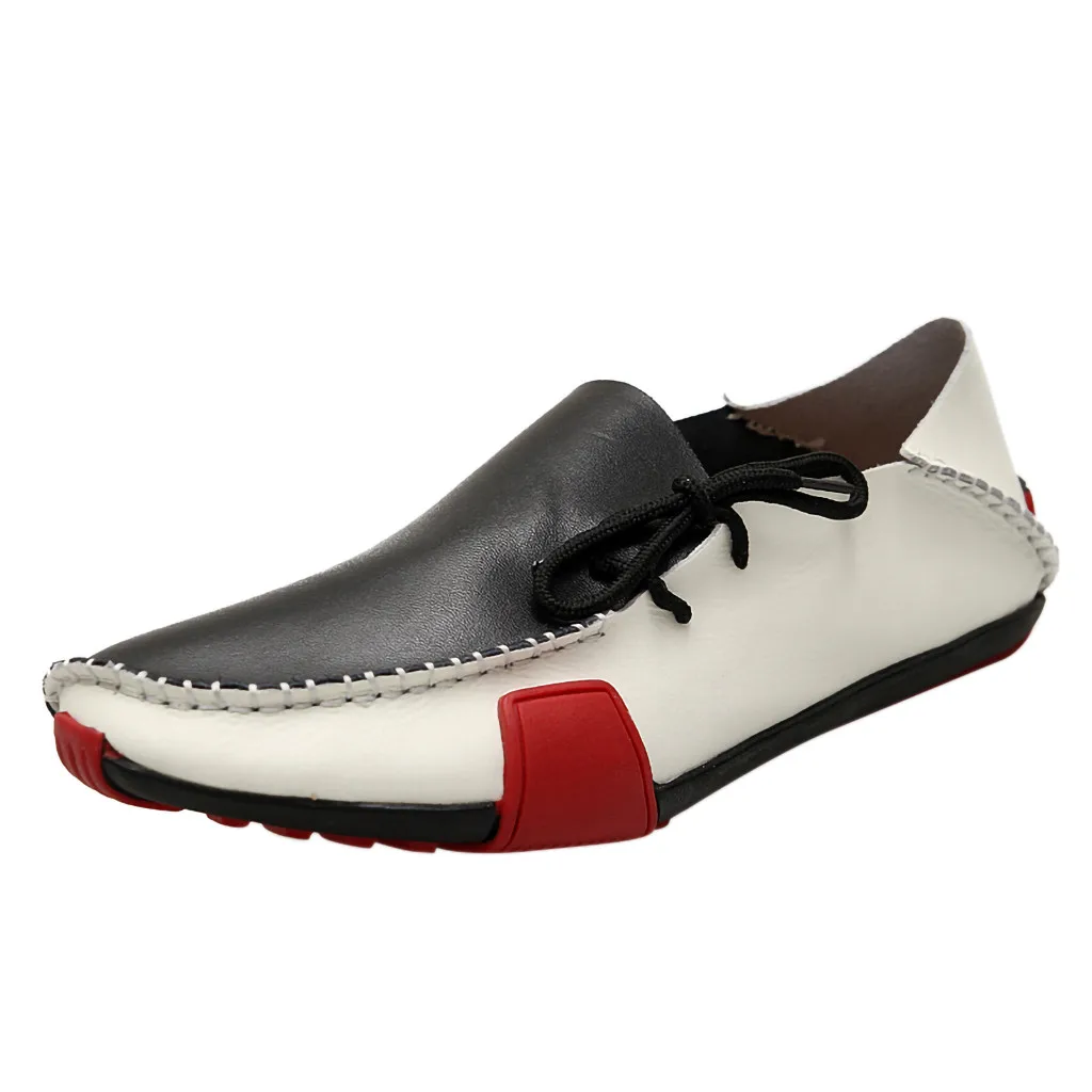 Мужские повседневные кожаные туфли SAGACE коричневые дышащие водонепроницаемые