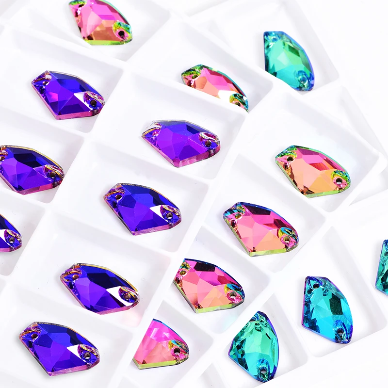 Стразы стекло высшего качества для шитья кристалл камень с плоской задней