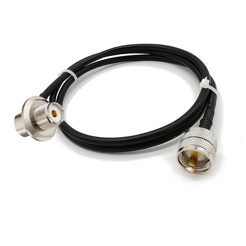 

Кабель для двухсторонней радиосвязи SO239 UHF прямой угол к UHF PL259 штекер LMR200 для мобильного приемопередатчика 1-30 м