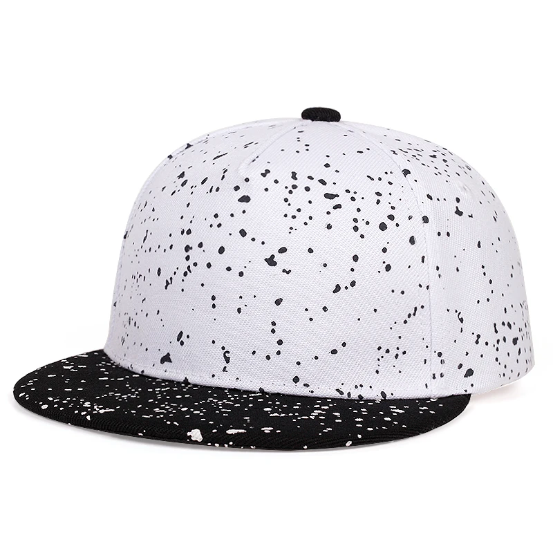 

Spring and summer kids baseball cap fashion hip hop hats Snowflake printing cotton caps outdoor sun hat snapback hats gorras