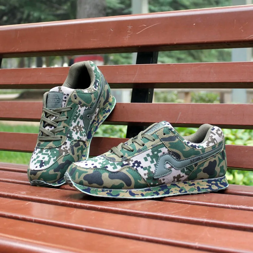 2019 уличная спортивная камуфляжная обувь пара дышащих нескользящих ботинок в
