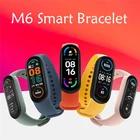 Смарт-часы M6 для мужчинженщин, спортивный фитнес-трекер, шагомер, пульсометр, монитор кровяного давления, Bluetooth Смарт-браслет
