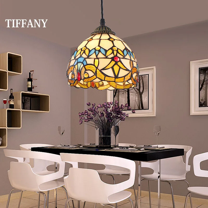 Европейский Тиффани Ретро раковина Средиземноморский пасторальный подвесные