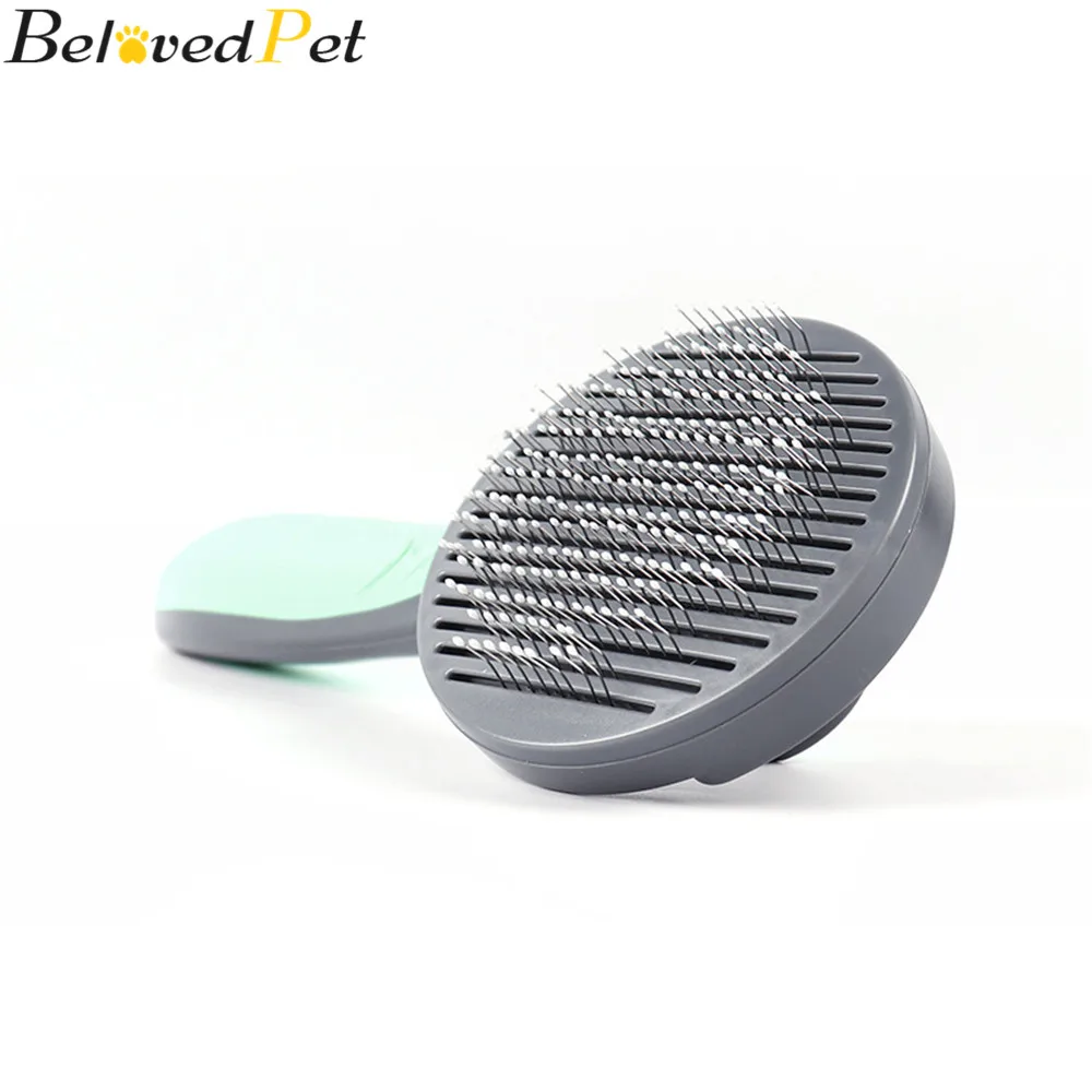 Расческа для ухода за домашними животными инструмент с одной кнопкой
