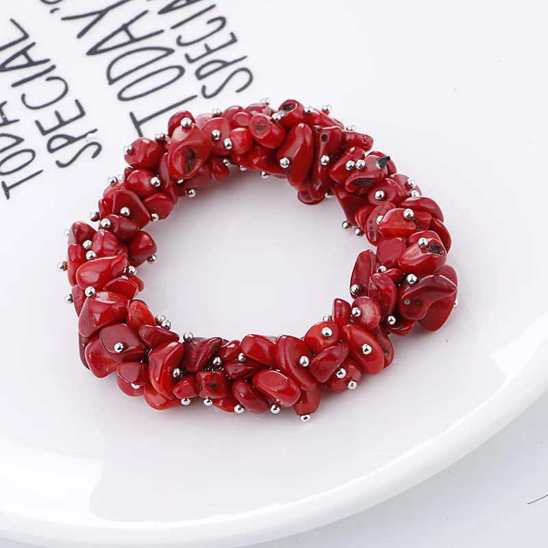 Модные корейские популярные ювелирные изделия браслет из натурального камня