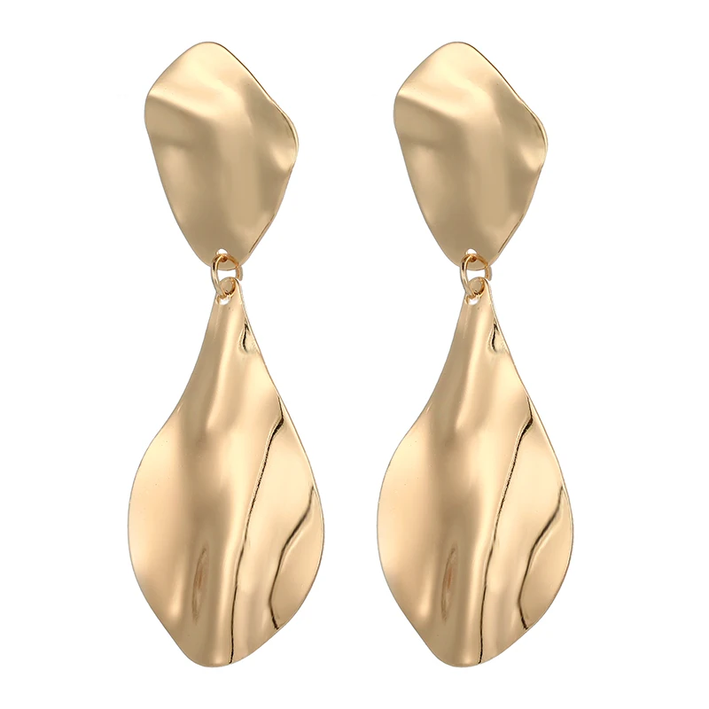 Корейские массивные Уникальные Серьги Геометрические нерегулярные