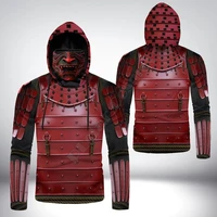 samurai 3d printed hoodies harajuku fashion sweatshirt women men casual pullover hoodie mask warm drop shipping