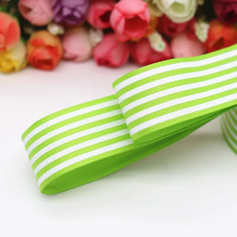 550 Apple Green 10 ярдов 1 ''25 мм полосы печатные корсажные ленты мультфильм ленты ручной работы банты для волос YM16100785 - Цвет: 550 Apple Green