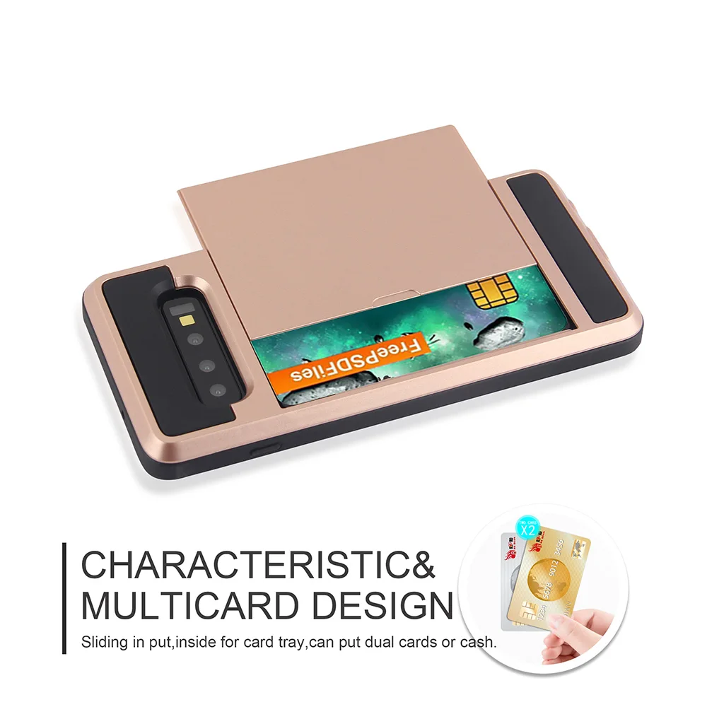 KISSCASE Card Slots Case For iPhone 11 Pro Max Armor Shockproof X XR XS 6 6S 7 8 Plus Slip Cover | Мобильные телефоны и