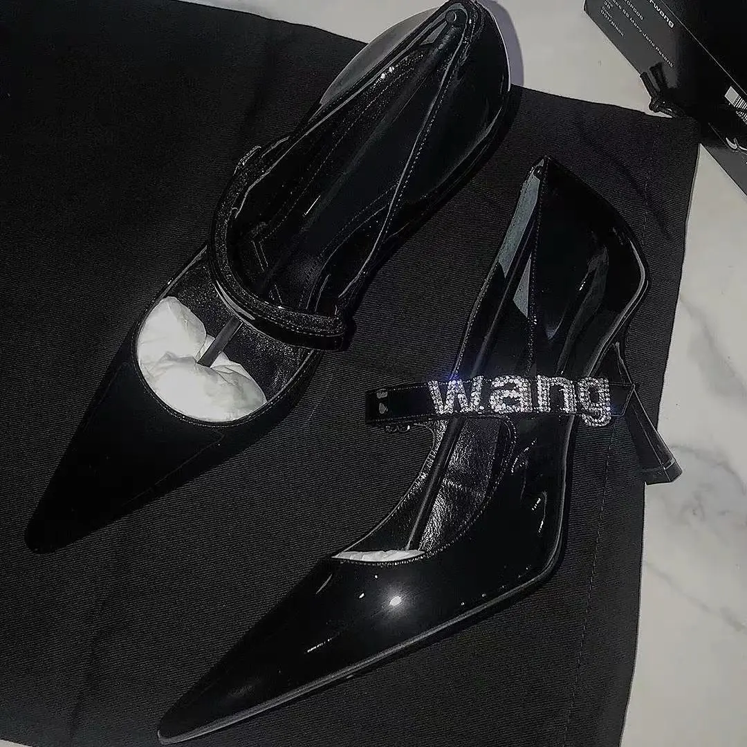 

Fashion Summer Sexy A Wang Genuine Leather Women's Pumps High Heels Shoes Boots Casual Slides Outdoor Female Boots