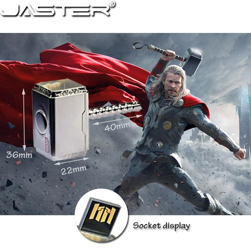 JASTER USB 2,0 Ironman USB флеш-накопитель 4 ГБ 8 ГБ 16 ГБ 32 ГБ 64 ГБ USB 2,0 флеш-накопитель Флешка металлическая ручка привод синий светодиодный светильник
