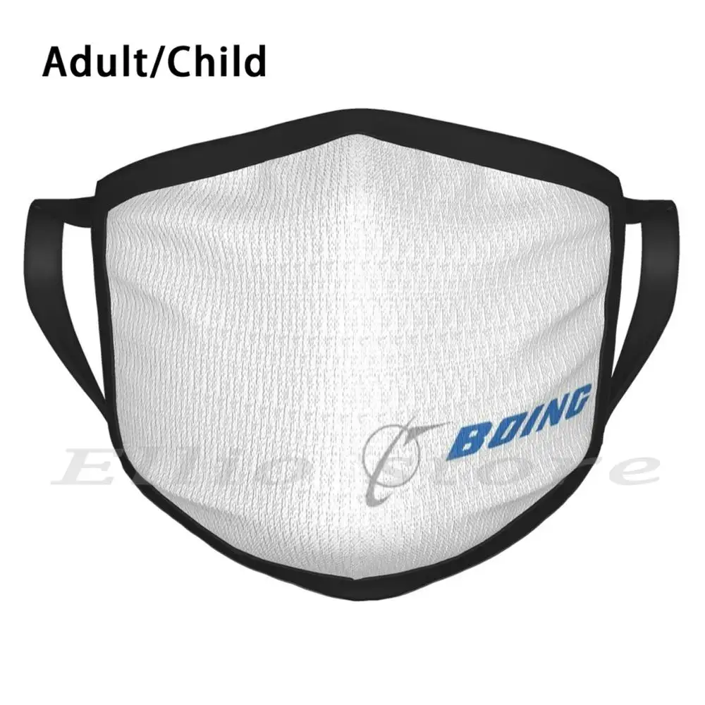 

Boing! Маска-шарф «сделай сам» для защиты от пыли для взрослых и детей с логотипом Боинга Jet Air Travel Air Blue Grey пародия вирусная