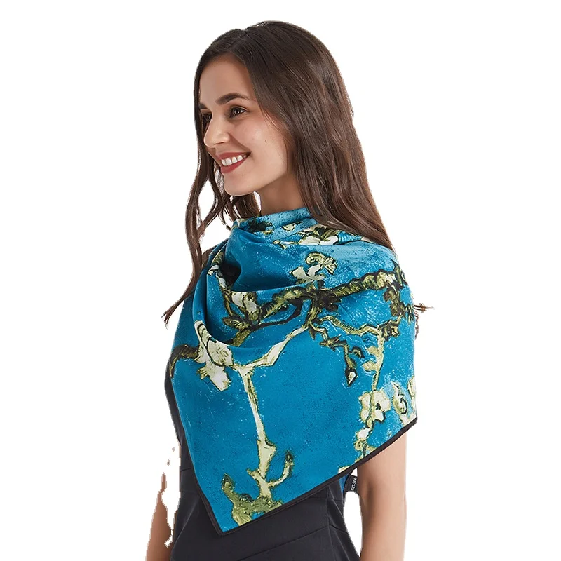 

130x130 см мягкая Роскошная шаль шарфы Пляжная накидка банданы хиджаб шарф платок красивый