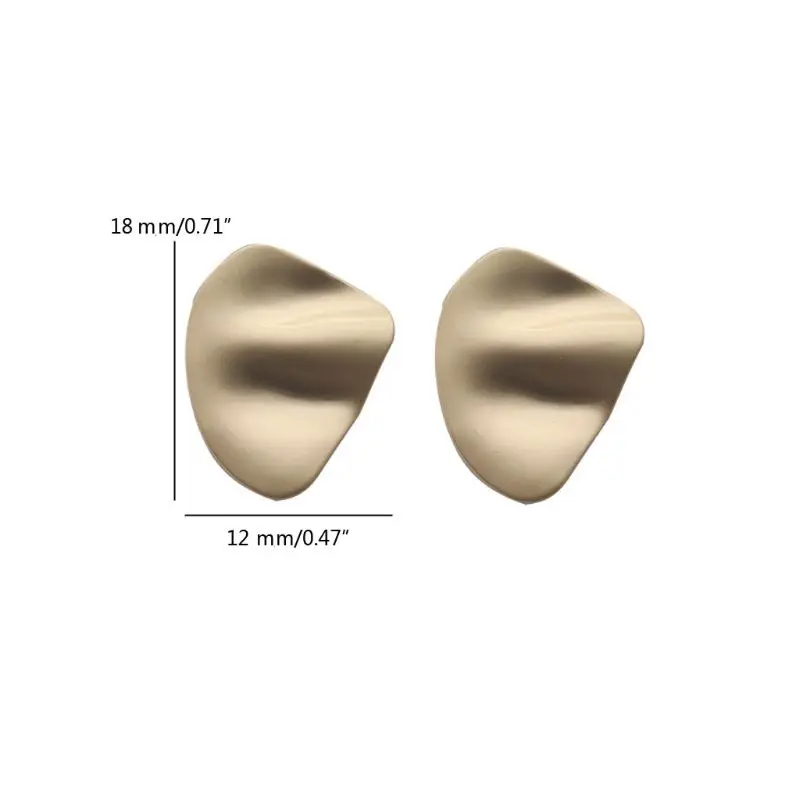 10Pcs Earrings with Hole for Earring Making Golden Distorted Oval Shape Base Connectors Linker Jewelry | Украшения и аксессуары