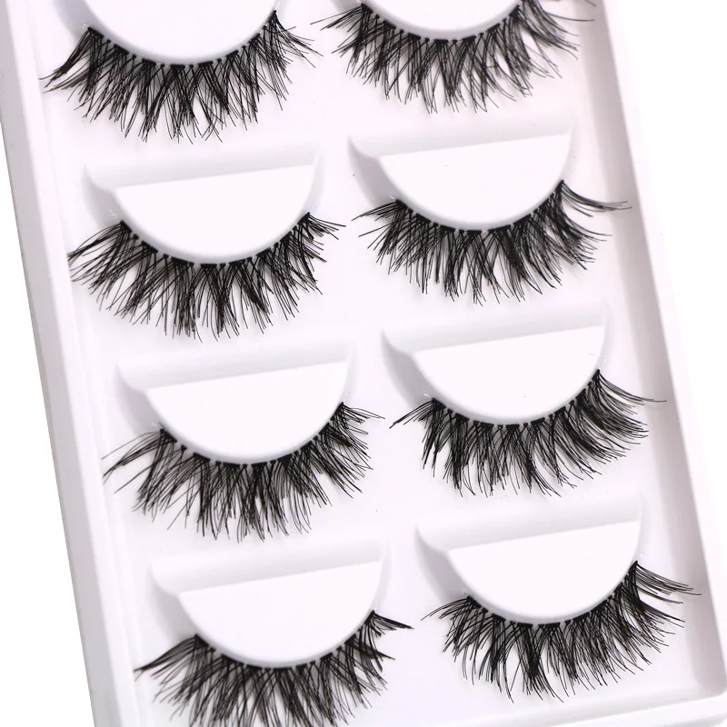 5 пар 3D норковые накладные ресницы натуральные/толстые длинные для макияжа
