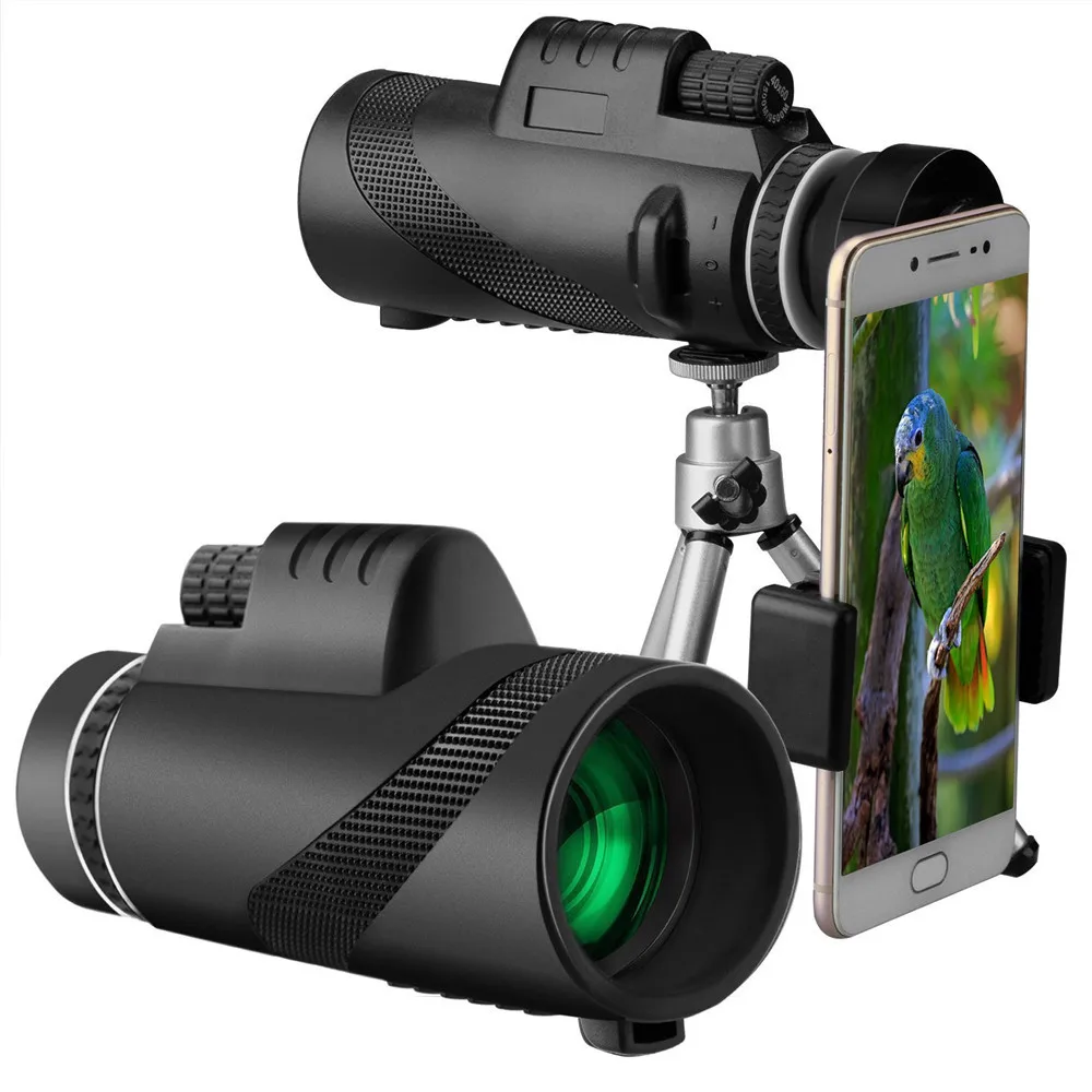

Monocular With Universal Phone Adapter Mount High-power Bak4 Telescope Fast Smartphone Stand Outdoor Overlooking Props #T2G