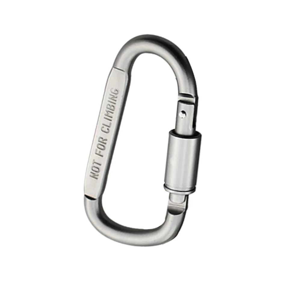 12 шт. зажим для карабина из алюминиевого сплава d образная Пряжка портативный