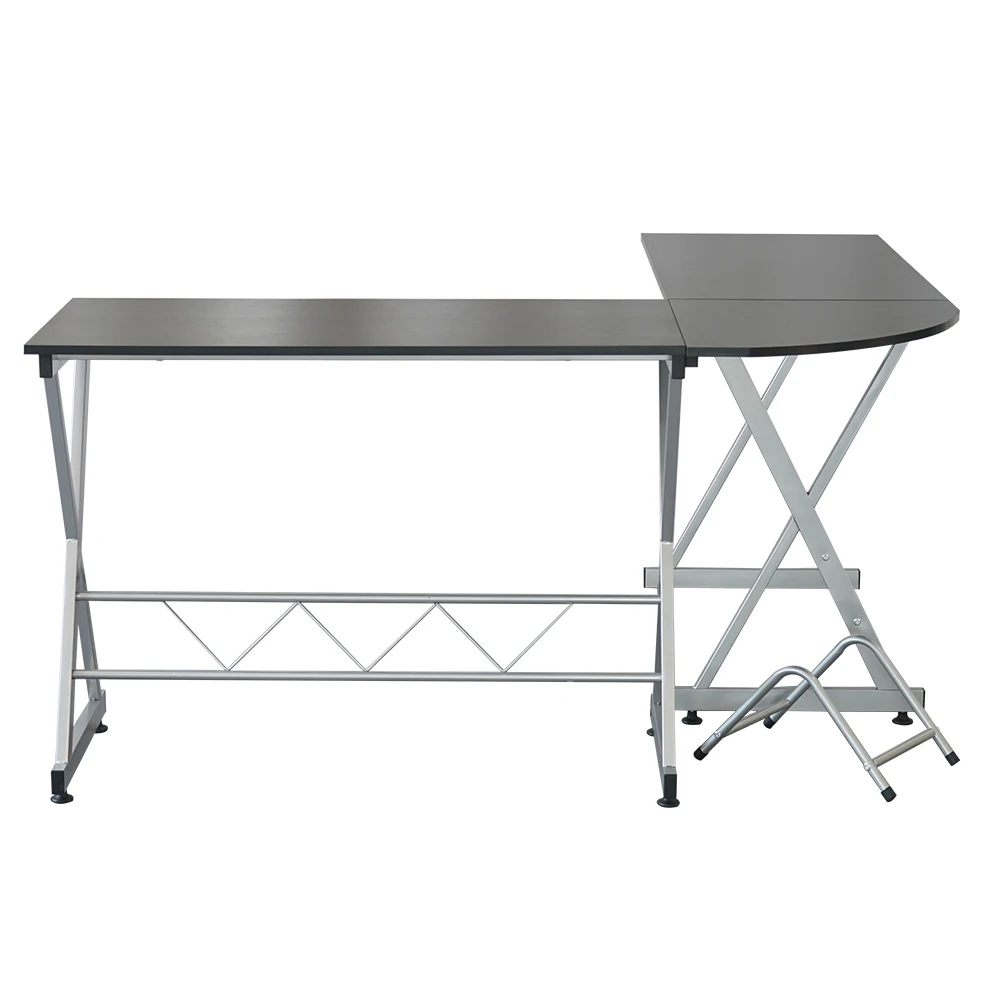 【Склад в США 】 l образный деревянный компьютерный стол черный (компьютерный