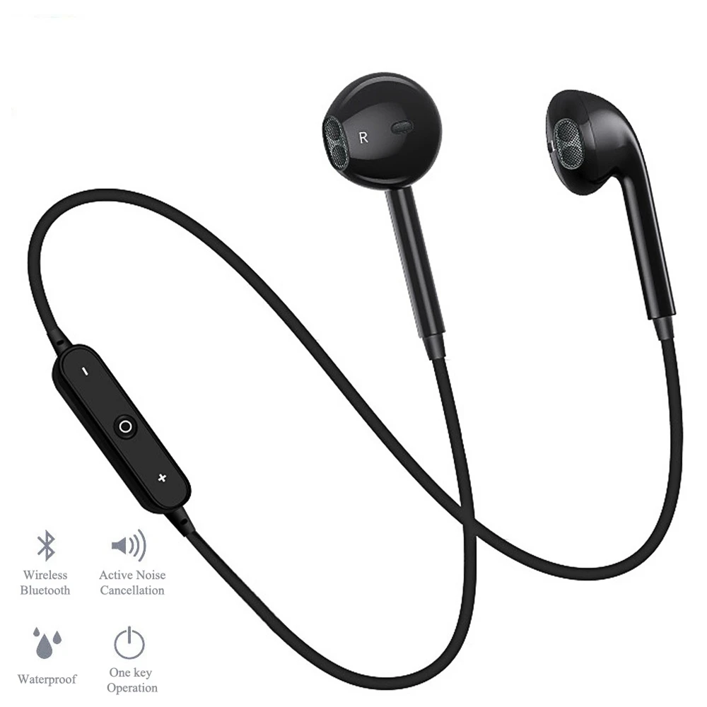 S6 bluetooth-гарнитура спортивные беспроводные наушники Bluetooth наушники для телефона с микрофоном наушники для IPhone Xiaomi huawei