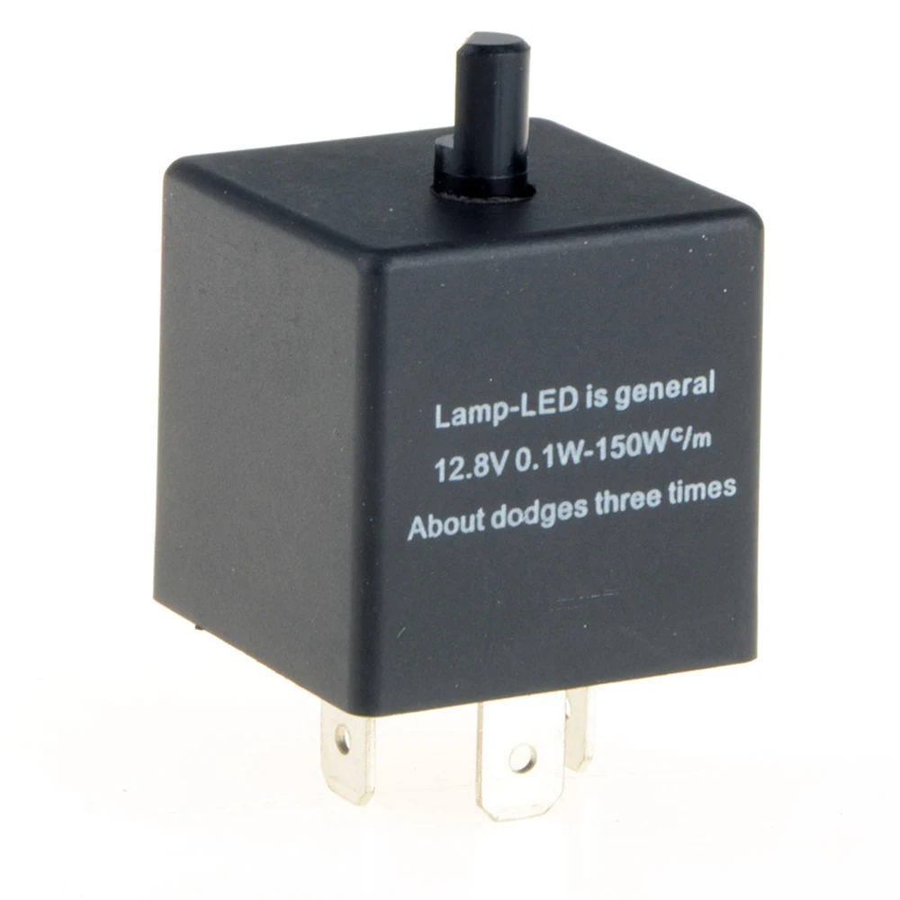 Электронное светодиодное регулируемое мигающее реле 12 в 3 PIN 0 02a 20A для указателя