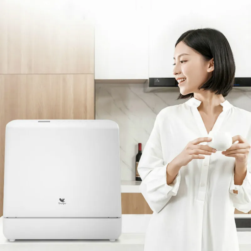 Kaufen JRM0105 Midea Bugu BG-DC21 Spülmaschine Automatische Installation-freies Spülmaschine Desktop Integrierte Sterilisation Teller Waschen Maschine