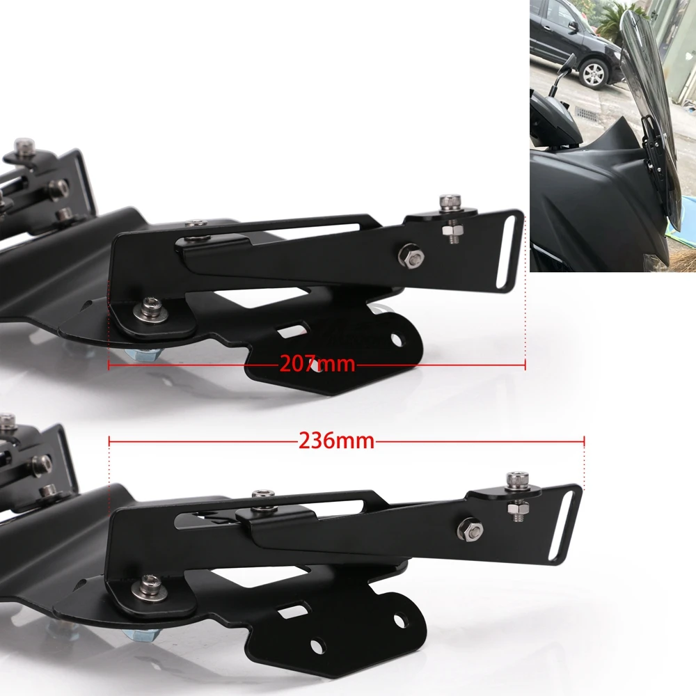 CNC мотоцикл NMAX кронштейн заднего вида для Yamaha NMAX155 125 150 зеркало адаптер