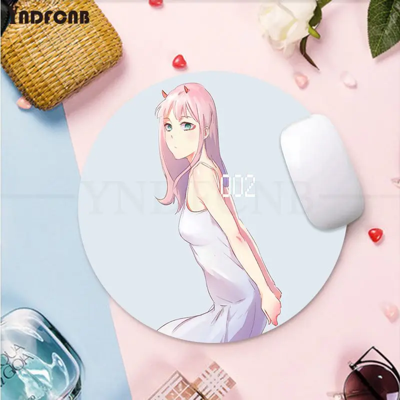 YNDFCNB Zero Two Darling in the FranXX мягкий игровой коврик для мыши компьютер Противоскользящий