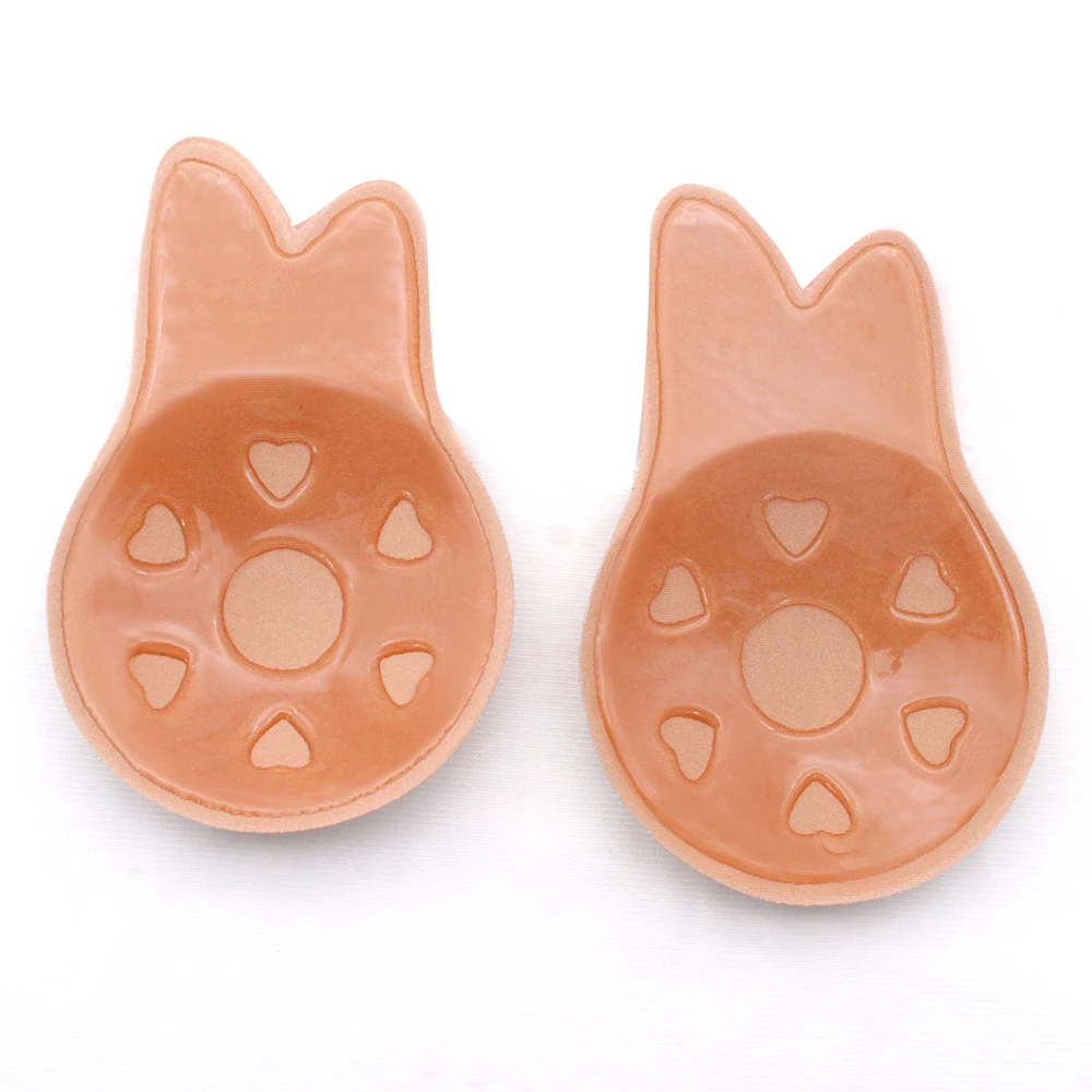 Женское сексуальное нижнее белье с кроличьими ушками силиконовый самоклеющийся