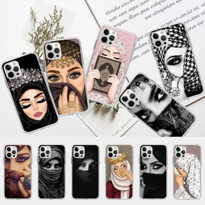 Мусульманский Исламский арабский хиджаб с лицом девушки глаза Коран чехол для