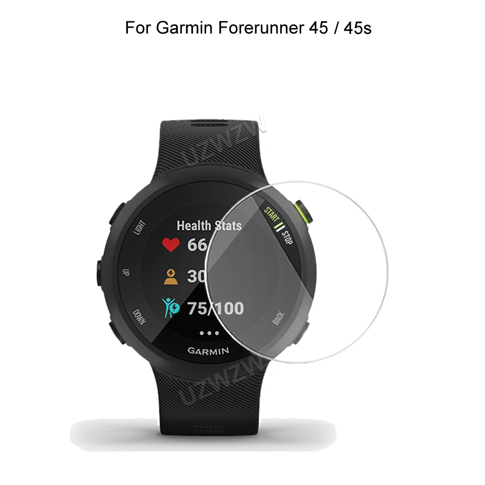 For Garmin Forerunner 45 45s Smart Watch Screen Protector 2.5D Protective Tempered Glass Protecting Film Explosion-Proof