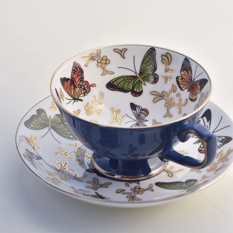 

Ceramic Mug Milk Coffee Cute Porcelain Creative Tea Cup And Saucer Set Travel Afternoon Tea Cute Kubek Drinkware BY50BD