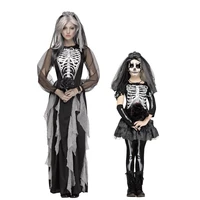snailify women gothic skeleton bride costume girl corpse bride costumes scary skeleton halloween costume 2020 new arrival