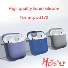 Чехол для Airpods21, мягкий силиконовый чехол с разрезом, цветная Bluetooth-гарнитура, аксессуары для наушников AirPods 21, чехол