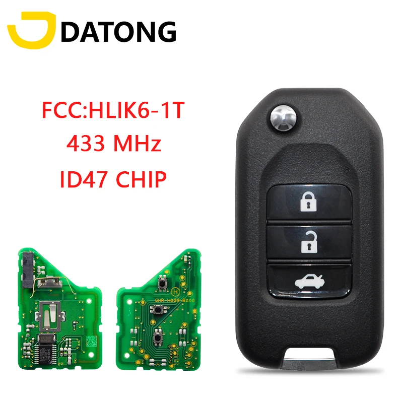 Datong мир автомобиль дистанционного Управление ключ для Honda Accord Civic ГОРОД CRV Джаз XR V