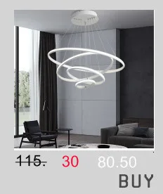 Chandelierrec чердак люстры черный/белый Железный корпус бар гостиная низкие потолки СВЕТОДИОДНЫЙ Потолок люстры светильники
