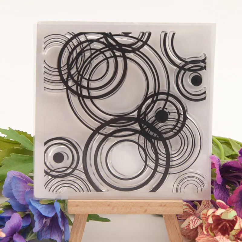 Круглые штампы для скрапбукинга поступления прозрачных штампов резиновые