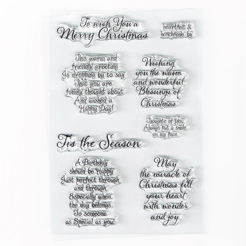 Прозрачная силиконовая марка для скрапбукинга карты творчества | Дом и сад