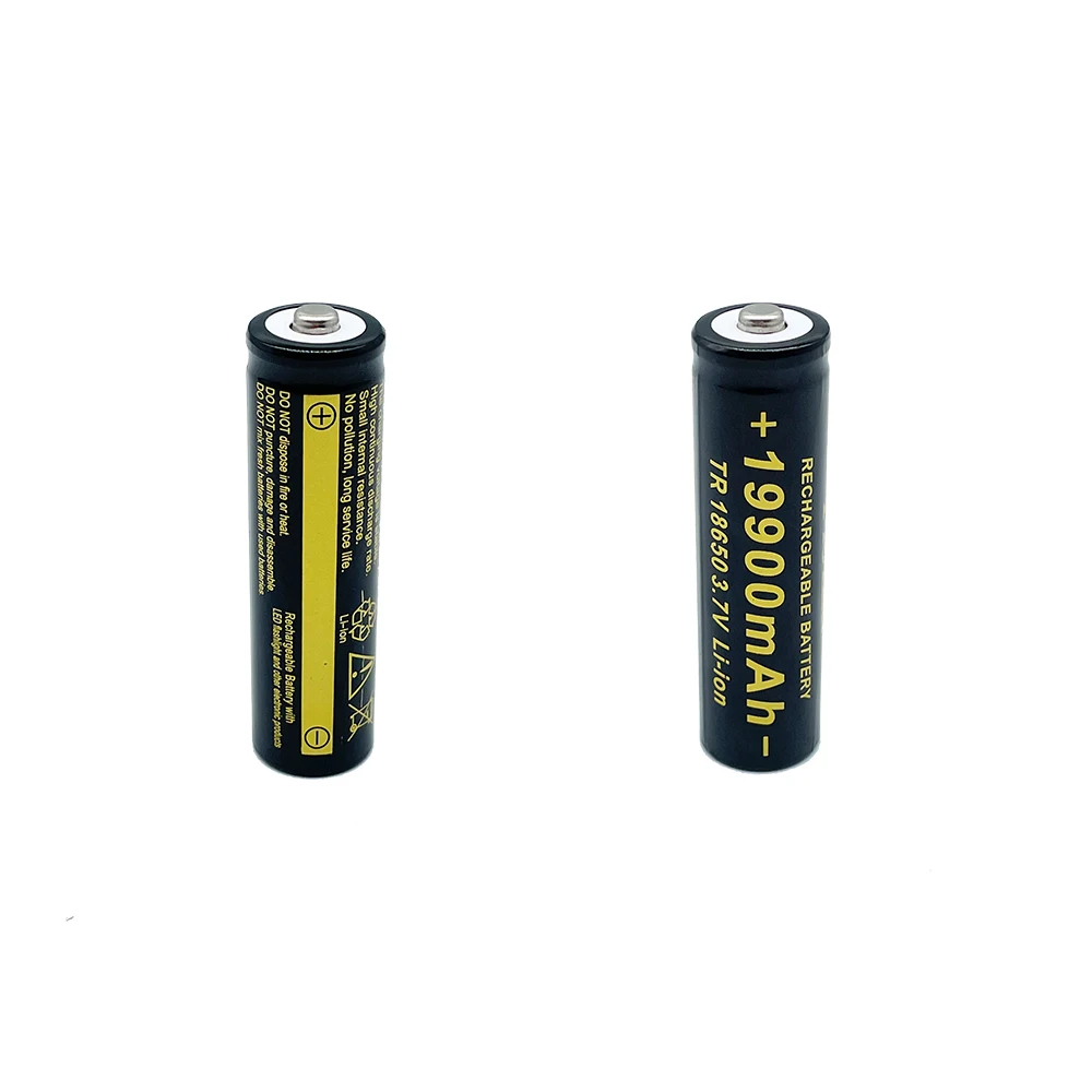 100% Новая 3,7 В 18650 Батарея 19900 МАЧ Литий-ионная Перезаряжаемая Для LED Фонаря или Электронных Устройств Батарея