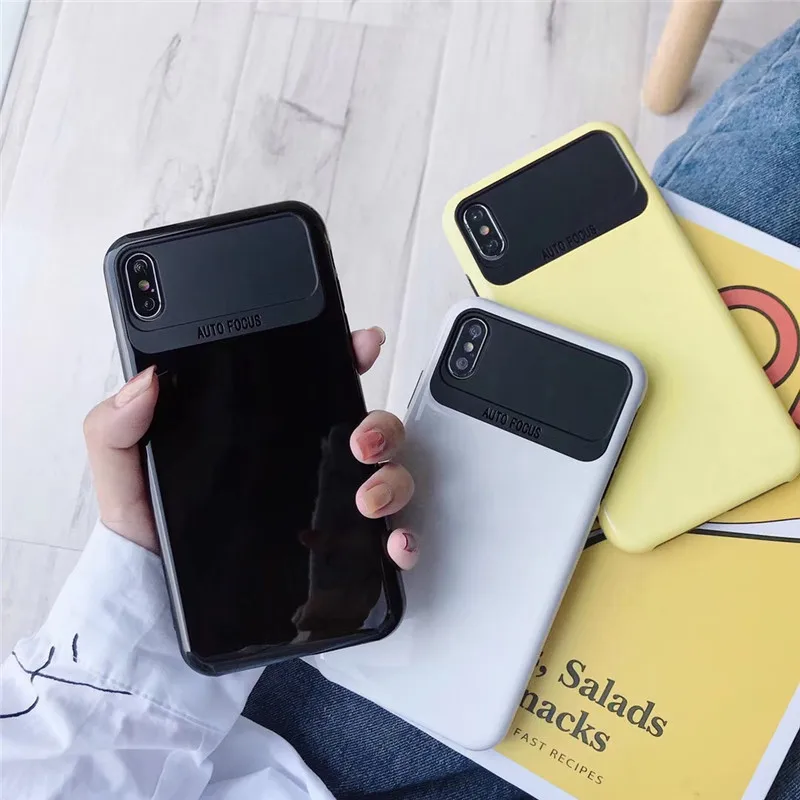 Модный однотонный цветной чехол для телефона iPhone XS Max XR X бизнес-чехол 8 Plus 7 6 6s |